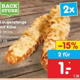 Netto Marken-Discount Netto Backstube Laugenstange mit Käse Angebot