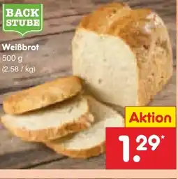 Netto Marken-Discount Netto Backstube Weißbrot Angebot