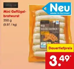 Netto Marken-Discount Barbeque Mini Geflügelbratwurst Angebot