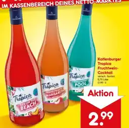 Netto Marken-Discount Katlenburger Tropica Sex on the Beach Fruchtwein-Cocktail Angebot