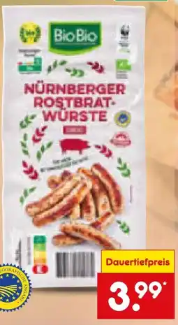 Netto Marken-Discount BioBio Bio-Nürnberger Rostbratwurst Angebot