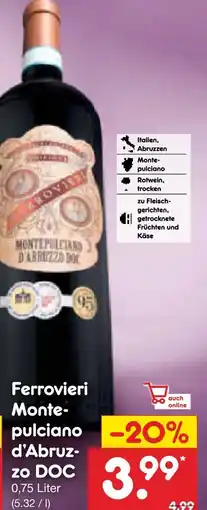Netto Marken-Discount Ferrovieri Montepulciano d‘Abruzzo Angebot
