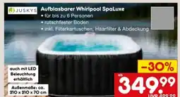 Netto Marken-Discount Juskys Aufblasbarer Whirlpool Spa Luxe Angebot