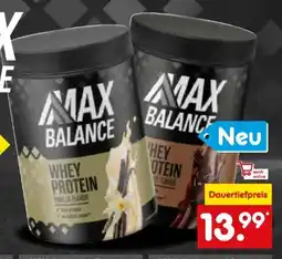 Netto Marken-Discount Max Balance Whey Proteinpulver Vanille Angebot