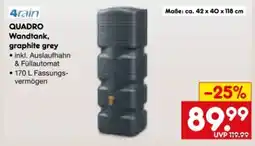 Netto Marken-Discount 4rain Quadro Wandtank Angebot