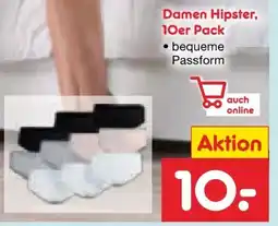Netto Marken-Discount Spirit of Colours Damen Hipster 10er Pack Angebot