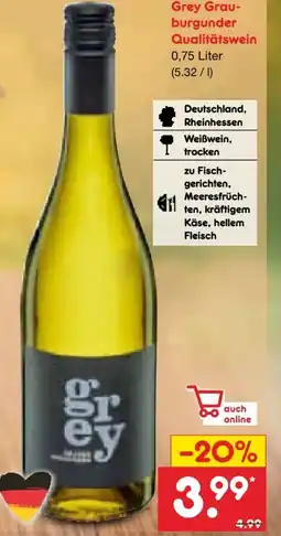 Netto Marken-Discount Grey Grauburgunder Angebot
