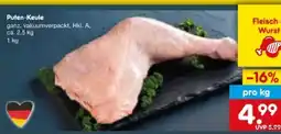 Netto Marken-Discount Puten-Keule Angebot