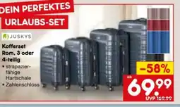 Netto Marken-Discount Juskys Kofferset Rom Angebot