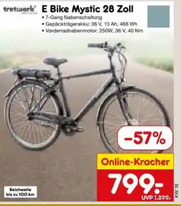 Netto Marken-Discount Tretwerk E Bike Mystic Angebot