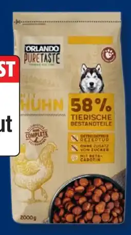Lidl Orlando Pure Taste Hundetrockennahrung Angebot