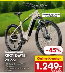 Netto Marken-Discount Remington E-Bike XR01 E-MTB Angebot