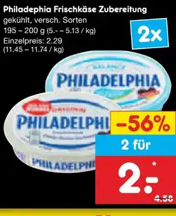Netto Marken-Discount Philadelphia Frischkäsezubereitung Angebot