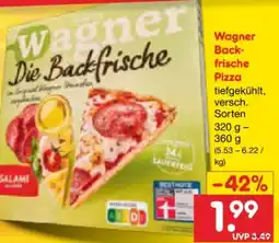 Netto Marken-Discount Original Wagner Die Backfrische Pizza Angebot