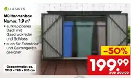 Netto Marken-Discount Juskys Mülltonnenbox Namur Angebot