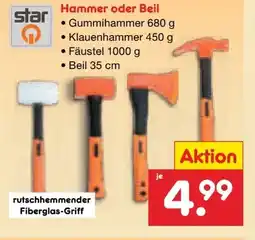 Netto Marken-Discount Star-Q Hammer Angebot