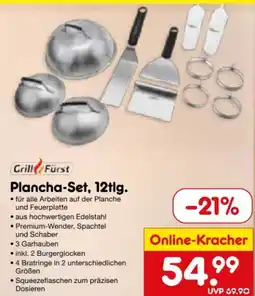 Netto Marken-Discount Grillfürst Plancha-Set Angebot