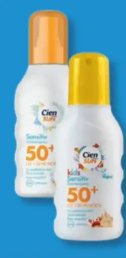 Lidl Cien Sun Sensitiv Sonnenspray LSF 50+ Angebot