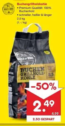 Netto Marken-Discount Best of BBQ Buchen-Grillholzkohle Angebot