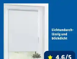 Lidl Lichtblick Thermo-Rollo Klemmfix Angebot