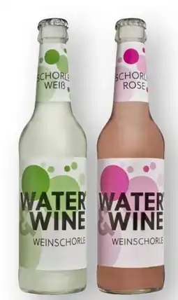 Edeka Water & Wine Weinschorle Weiß Angebot