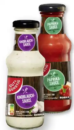 Edeka Gut & Günstig Knoblauchsauce Angebot