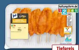 REWE Center ja! Hähnchen-Innenfiletspieße Mariniert Angebot