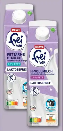 REWE Center Rewe Frei Von H-Vollmilch Laktosefrei Angebot