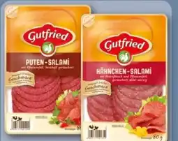 REWE Center Gutfried Hähnchen-Salami Angebot