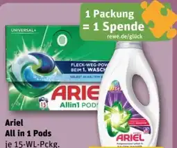 REWE Center Ariel All in 1 Pods Angebot