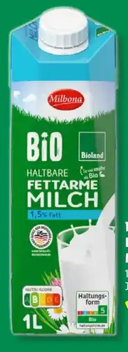 Lidl Milbona Bio Haltbare Fettarme Milch Angebot