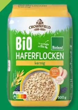Lidl Crownfield Bio Haferflocken Kernig Angebot