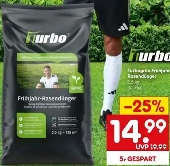 Netto Marken-Discount Turbogrün Frühjahr-Rasendünger Angebot