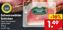 Netto Marken-Discount Familie Wein Schwarzwälder Schinken Angebot