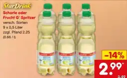Netto Marken-Discount Star Drink Schorle Angebot