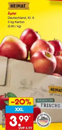 Netto Marken-Discount Heimat Äpfel XXL Angebot