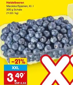 Netto Marken-Discount Heidelbeeren XXL Angebot