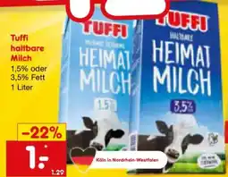 Netto Marken-Discount Tuffi Haltbare Milch Angebot