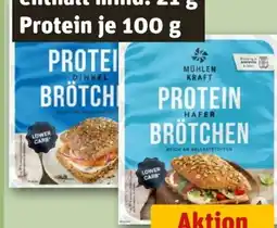 REWE Mühlenkraft Proteinbrötchen Angebot