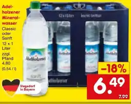 Netto Marken-Discount Adelholzener Mineralwasser Angebot