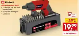 Netto Marken-Discount Einhell Akkuschrauber Angebot