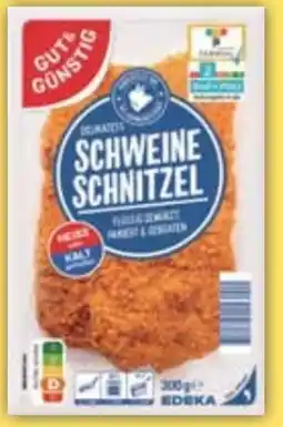 E-Center Gut & Günstig Schweine-Schnitzel Angebot