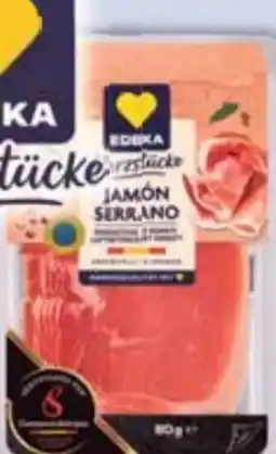 E-Center Edeka Herzstücke Jamon Serrano Schinken Angebot