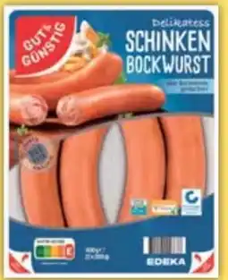 E-Center Gut & Günstig Delikatess Schinkenbockwurst Angebot