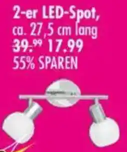Möbel Boss 2-er LED-Spot Angebot