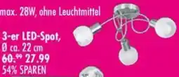 Möbel Boss 3-er LED-Spot Angebot