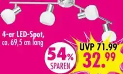 Möbel Boss 4-er LED-Spot Angebot