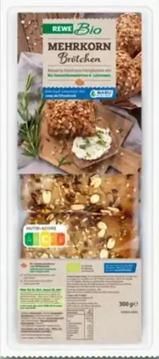 REWE Center Rewe Bio Bio-Mehrkornbrötchen Angebot
