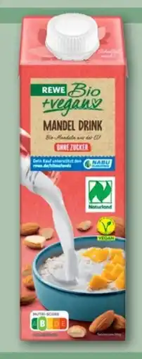 REWE Center Rewe Bio Mandeldrink vegan Angebot