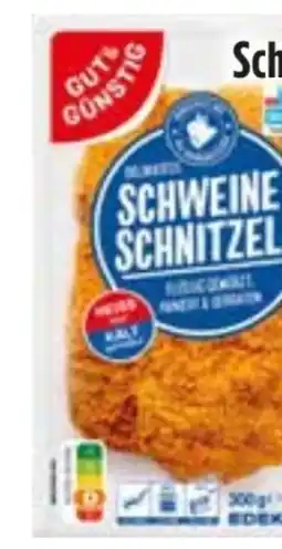 Edeka Gut & Günstig Schweine-Schnitzel Angebot